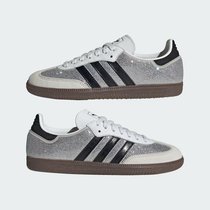 Samba OG Rhinestone Crystal White Silver